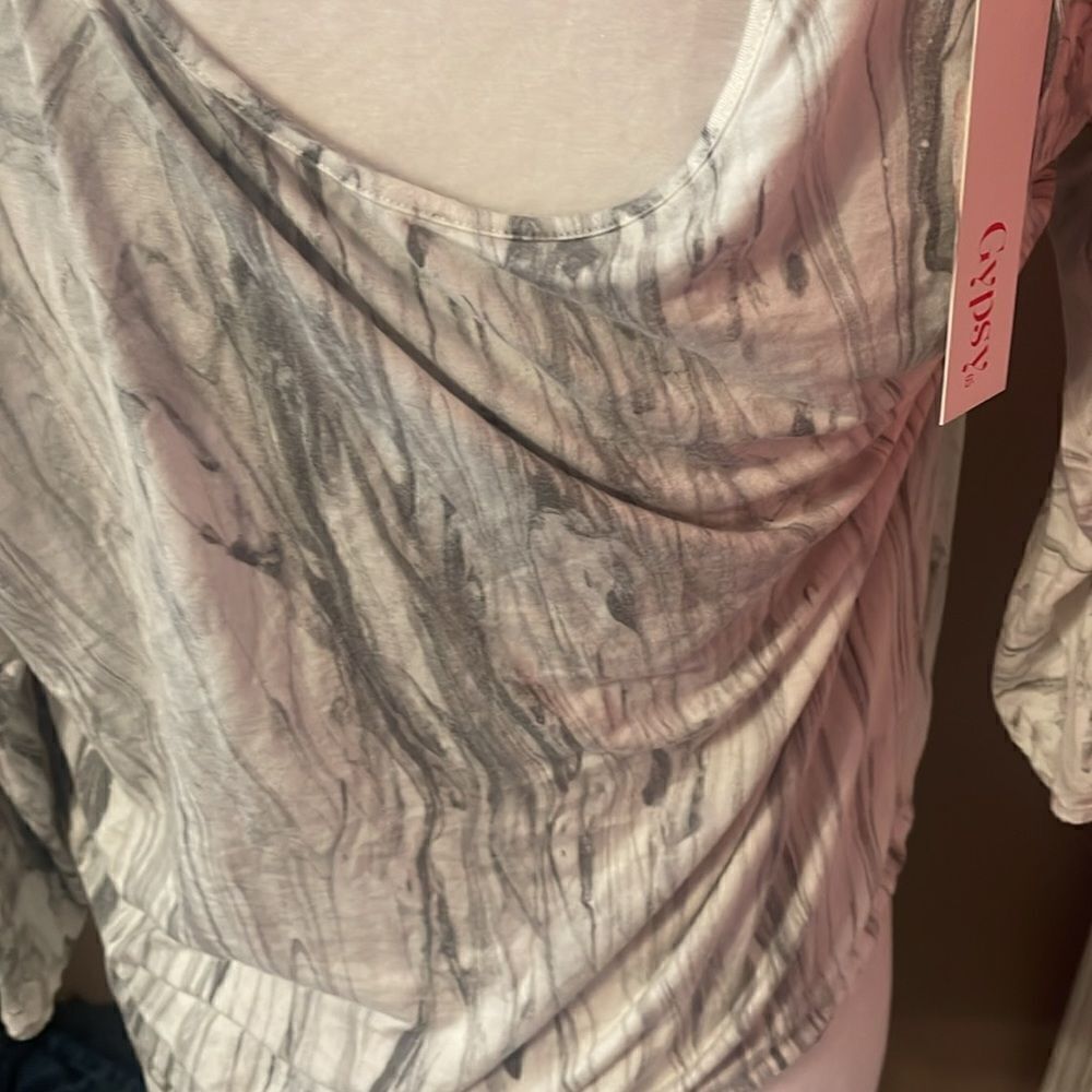 Gypsy Top Flirty Back Black /marble Size Small - Picture 4 of 6